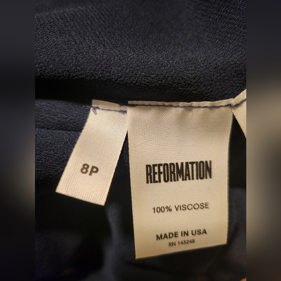 Reformation Armadillo Dress Size 8P - Picture 6 of 6